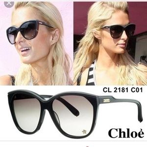 Chloe black Tilia sunglasses